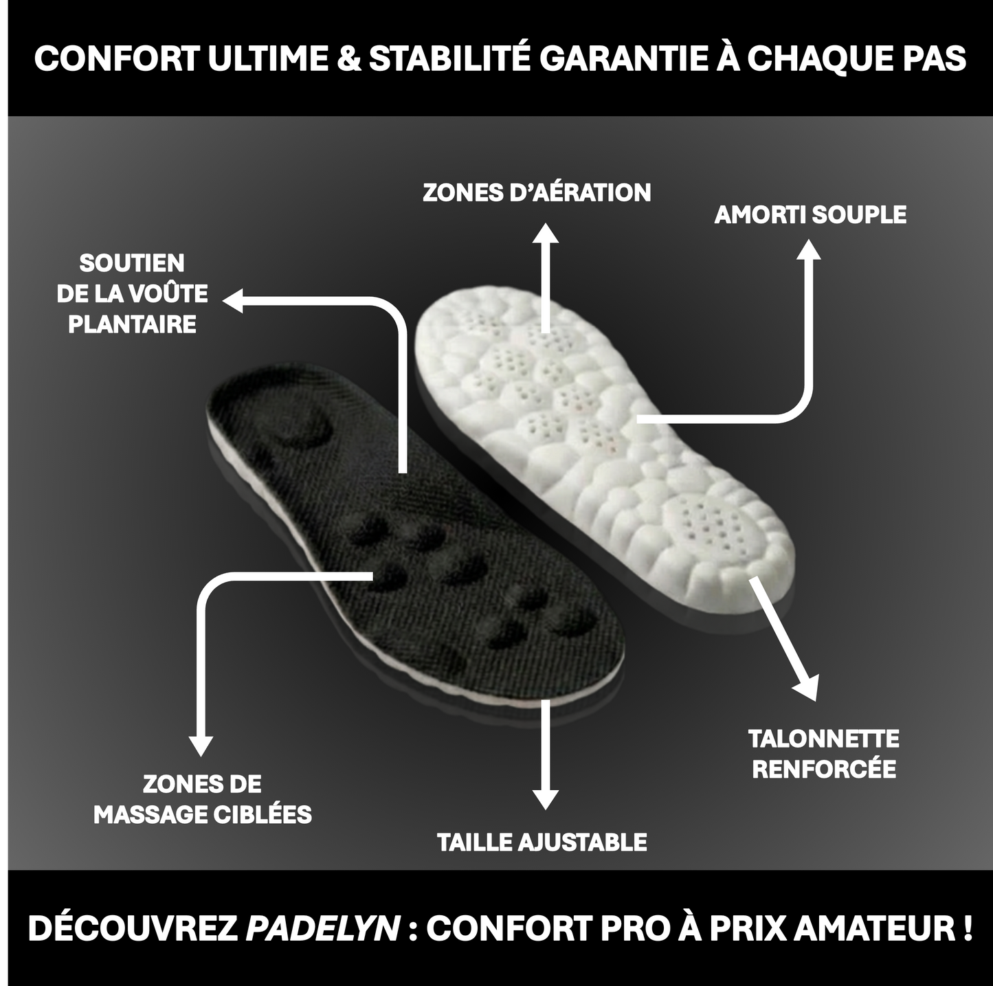 Semelle 4D – PADELYN™